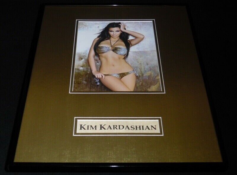 Kim Kardashian Framed 16x20 Bikini Photo Display