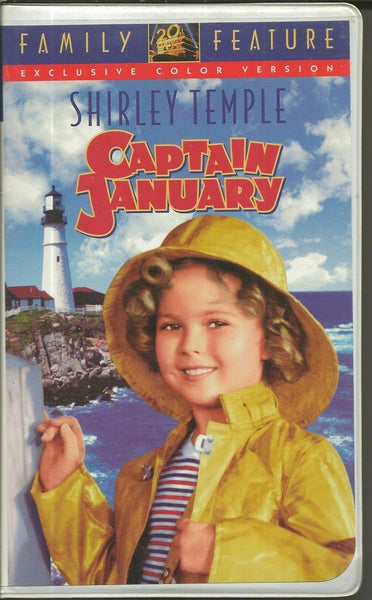 Shirley Temple Captain January VINTAGE VHS Cassette 