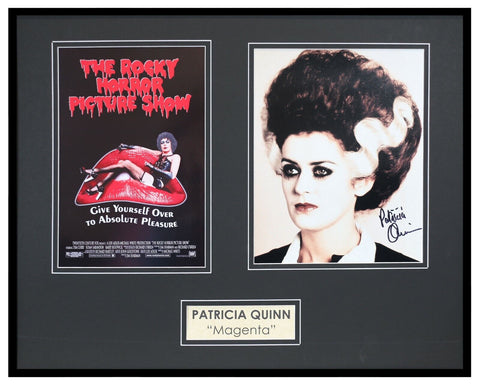 Patricia Quinn Signed Framed 16x20 Photo Set AW Rocky Horror Picture Show