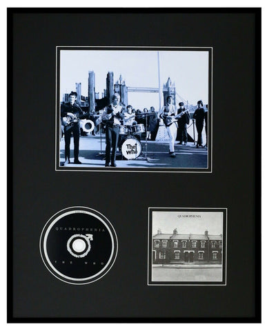 The Who 16x20 Framed Quadrophenia CD & Photo Display