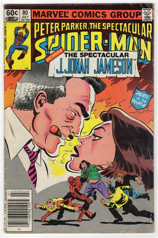 Spectacular Spider-Man #80 ORIGINAL Vintage 1983 Marvel Comics J Jonah Jameson