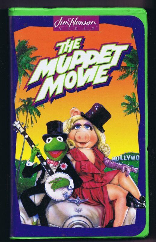 The Muppet Movie (1980) VINTAGE VHS Cassette Clamshell 