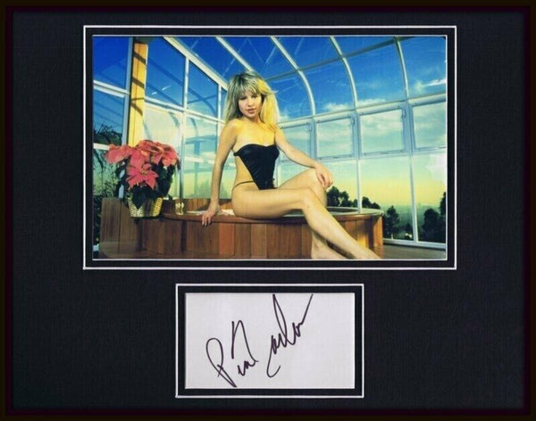 Pia Zadora Signed Framed 11x14 Photo Display 