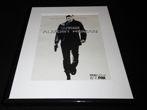 Almost Human 2013 Framed 11x14 ORIGINAL Vintage Advertisement JJ Abrams 