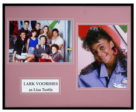 Lark Voorhies Signed Framed 16x20 Photo Set AW Saved by the Bell Lisa Turtle