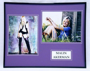 Malin Akerman Signed Framed 16x20 Photo Set AW