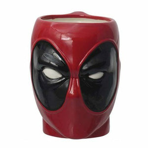 BRAND NEW Marvel X Men Deadpool Head 12 oz Molded Ceramic Mug