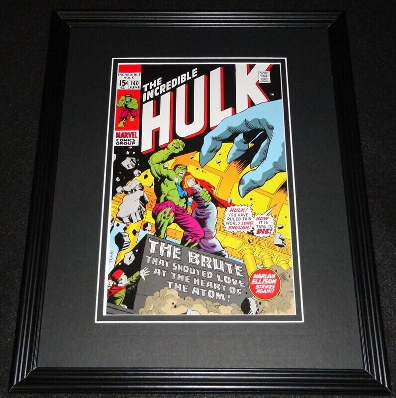 Incredible Hulk #140 Framed Cover Photo Poster 11x14 Official Repro