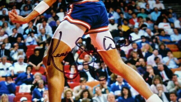 Kenny Sky Walker Signed Framed 11x14 Dunk Photo Display NY Knicks