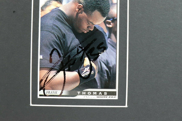 Frank Thomas Signed Framed 16x20 Photo Display JSA Chicago White Sox