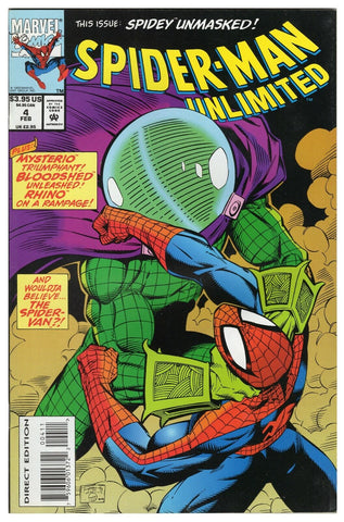 Spider-Man Unlimited #4 ORIGINAL Vintage 1993 Marvel Comics Mysterio