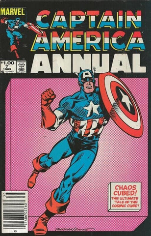 Captain America Annual #7 ORIGINAL Vintage 1983 Marvel Comics 