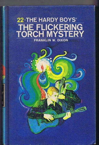 Hardy Boys #22 Flickering Torch Mystery ORIGINAL Vintage 1971 Hardcover Book  