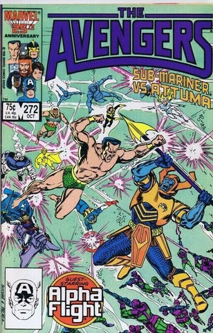 Avengers #272 ORIGINAL Vintage 1986 Marvel Comics Sub Mariner