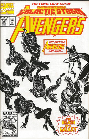 Avengers #347 ORIGINAL Vintage 1992 Marvel Comics 