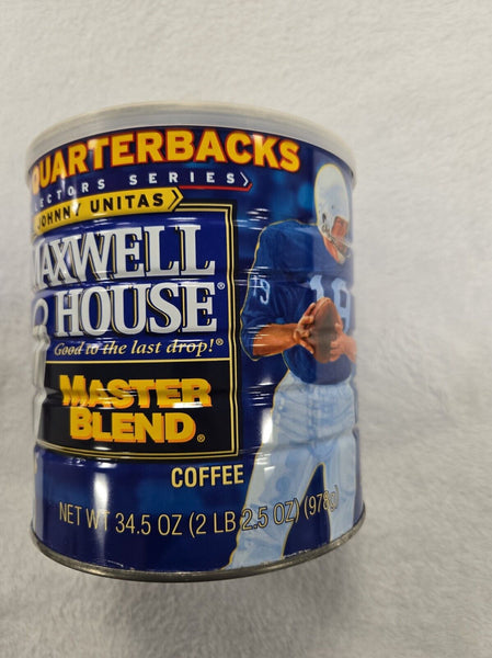 SEALED 2001 Maxwell House Coffee Can Johnny Unitas Colts