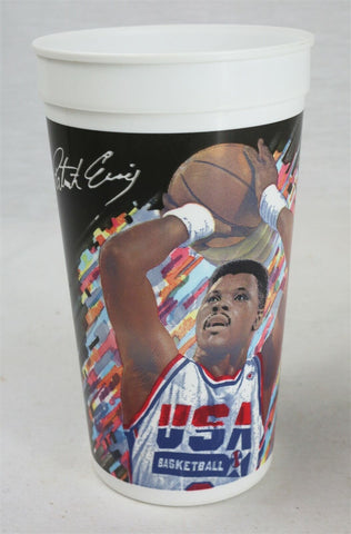 VINTAGE 1992 McDonald's Dream Team USA Patrick Ewing Plastic Cup