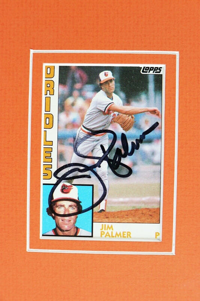 Jim Palmer Signed Framed 16x20 Photo Display Baltimore Orioles B