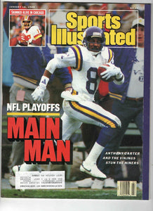 Jan 18 1988 Sports Illustrated Magazine Anthony Carter Vikings