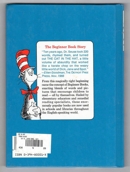 VINTAGE 1985 Cat in the Hat Dr. Seuss Hardcover Book