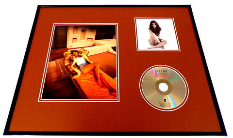 Selena Gomez Framed 16x20 Revival CD & Photo Display 