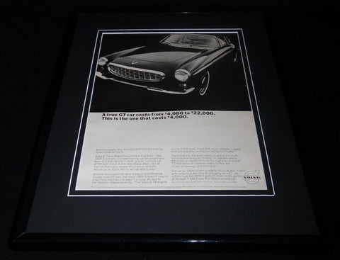 1966 Volvo 1800S 11x14 Framed ORIGINAL Vintage Advertisement