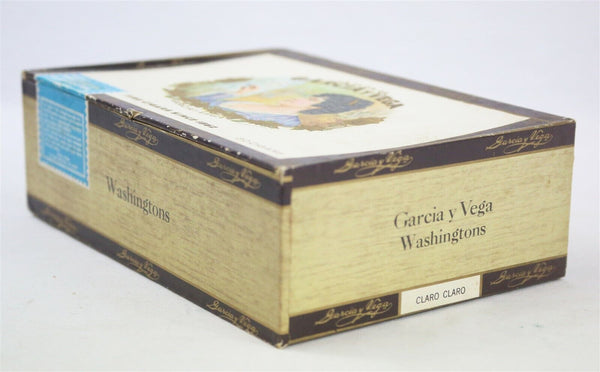 VINTAGE Garcia y Vega Washingtons Empty Cigar Box 