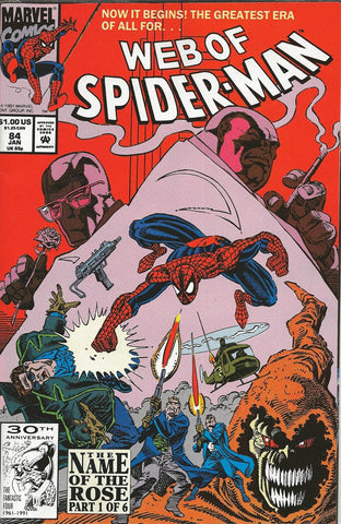 Web of Spider-Man #84 ORIGINAL Vintage 1992 Marvel Comics 