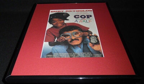 Cop and a Half 1993 Framed 11x14 ORIGINAL Vintage Advertisement Burt Reynolds