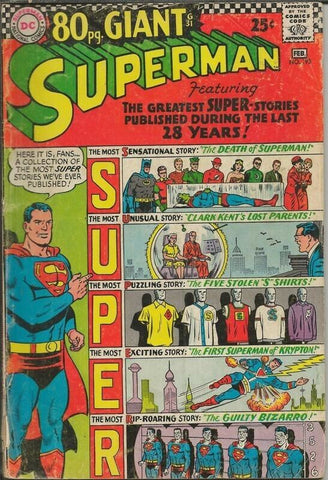 Superman #193 ORIGINAL Vintage 1967 DC Comics 80 Page Giant