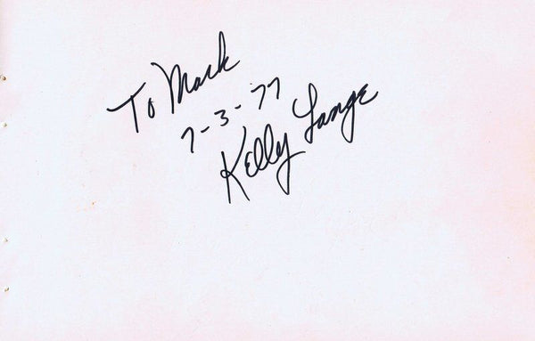 Jess Marlow & Kelly Lange Dual Signed Vintage Album Page RR LOA 