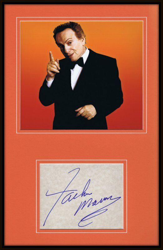 Jackie Mason Signed Framed 11x17 Photo Display JSA 