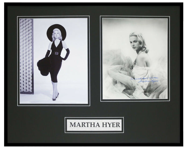 Martha Hyer Signed Framed 16x20 Photo Display JSA