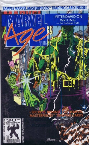 Marvel Age #118 SEALED ORIGINAL Vintage 1992 Marvel Comics 