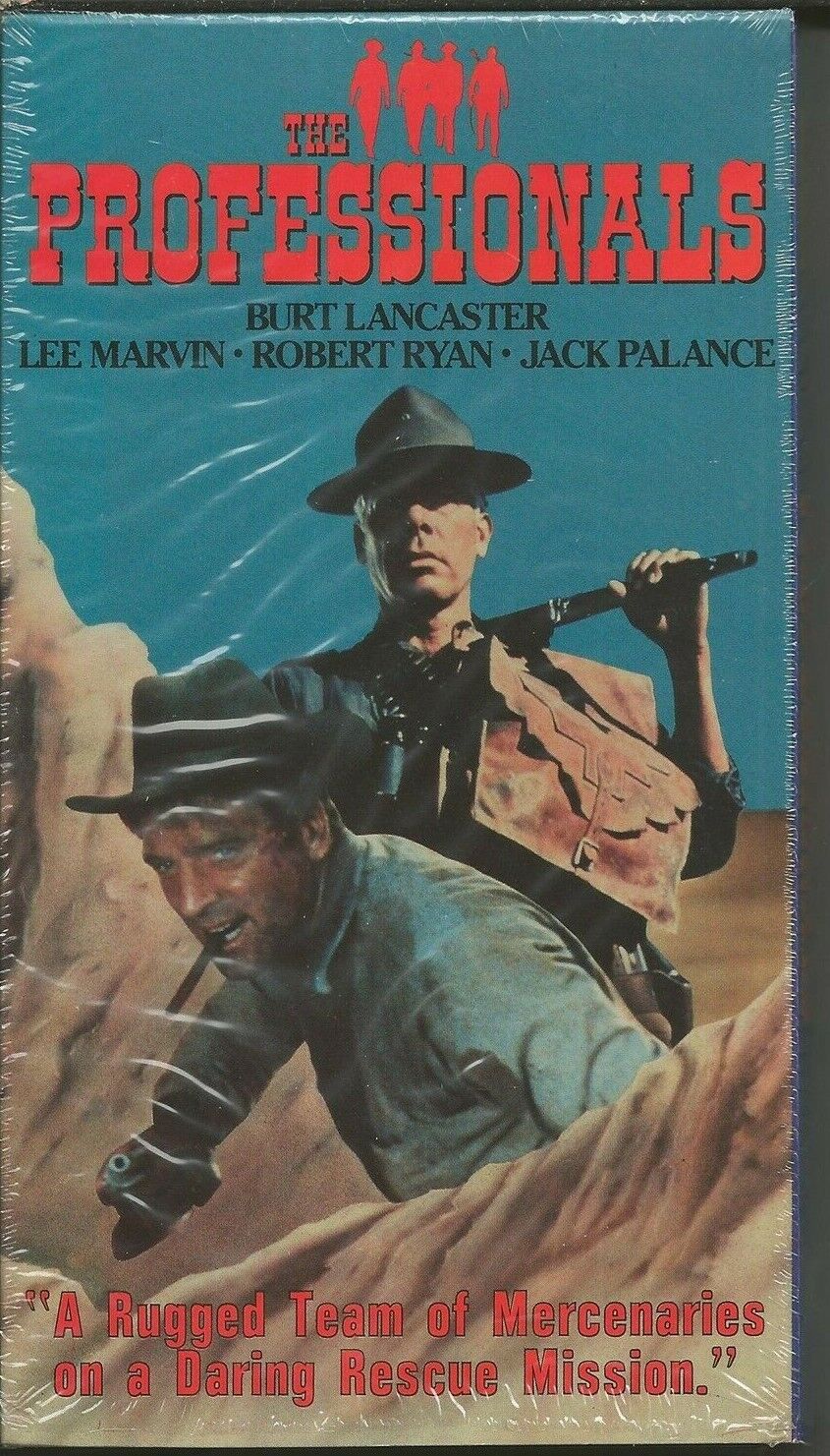 The Professionals VINTAGE VHS Cassette Burt Lancaster Lee Marvin