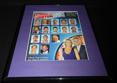 2003 Wheel of Fortune NBA Week 11x14 Framed ORIGINAL Advertisement Dr J Erving