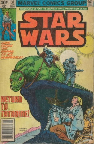 Star Wars #31 ORIGINAL Vintage 1980 Marvel Comics 