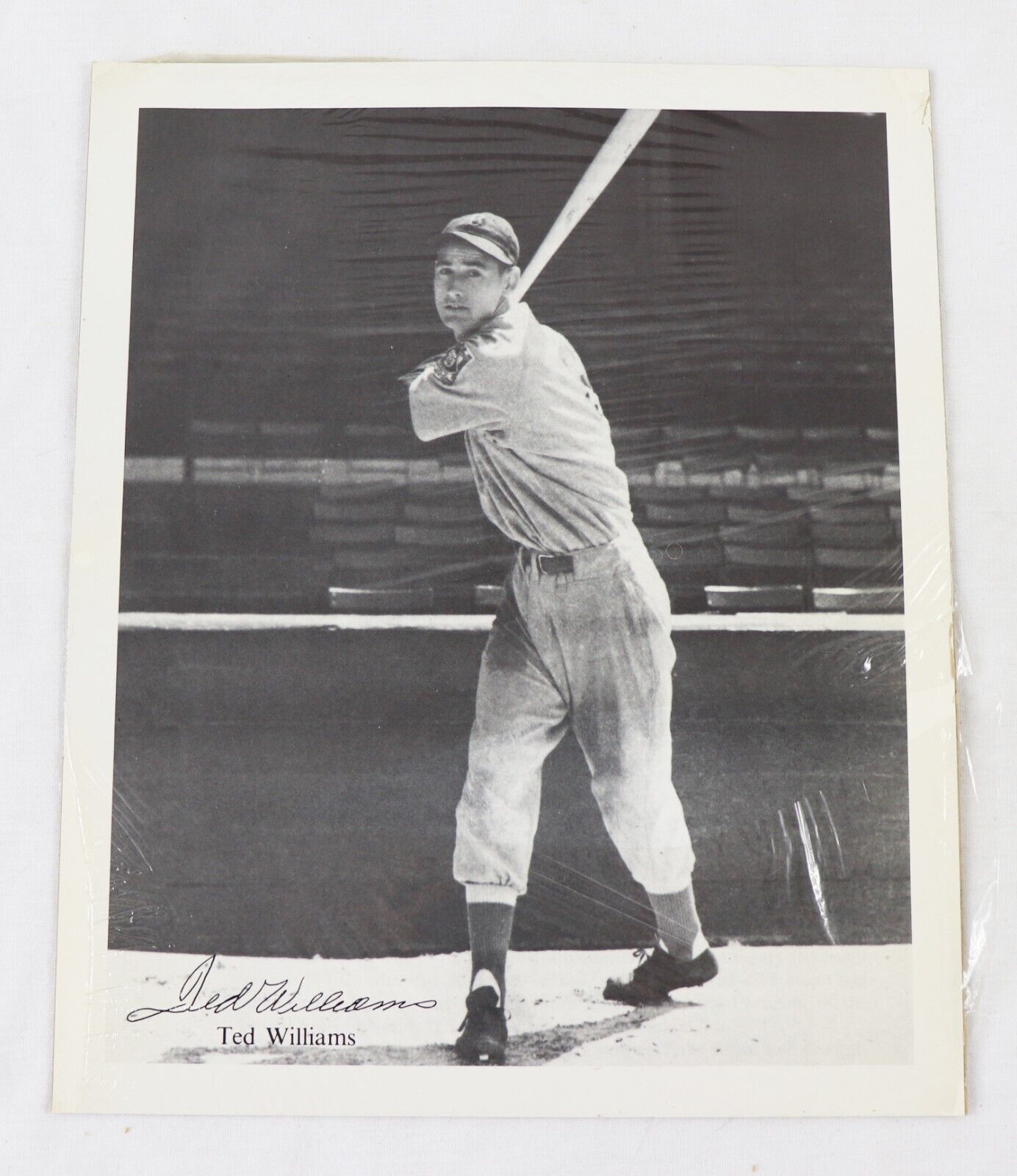 SEALED Ted Williams Facsimile Signed 8x10 Photo Marvin Hecht Official Red Sox