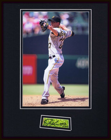 Jeff Karstens Signed Framed 11x14 Photo Display Pirates