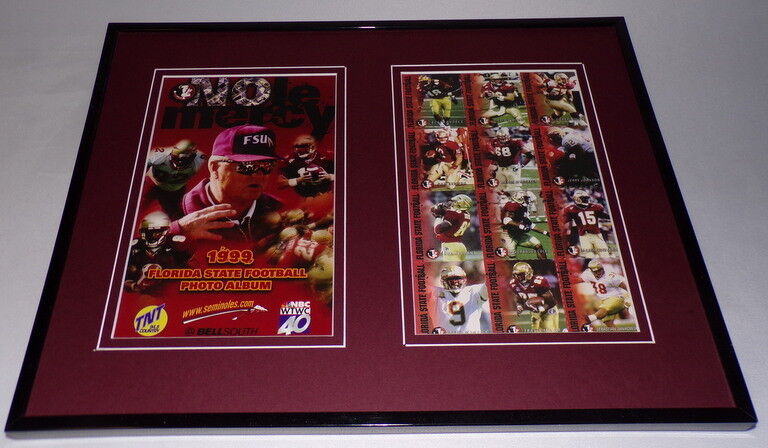 1999 Florida State Football Team 11x14 Framed Photo Display Bobby Bowden