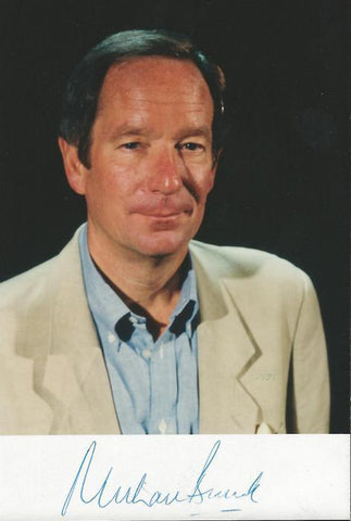 Michael Buerk Signed 4x6 Photo BBC