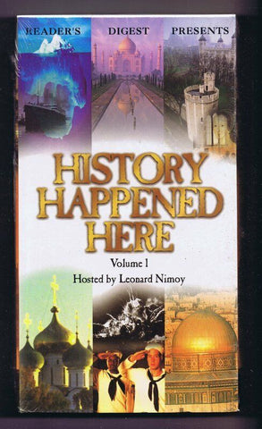 History Happened Here Vol. 1 VINTAGE VHS Cassette 