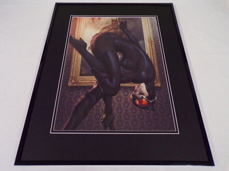 Catwoman #9 Framed 16x20 Cover Poster Display DC Comics Artgerm