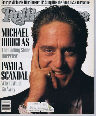 VINTAGE Jan 14 1988 Rolling Stone Magazine #517 Michael Douglas INXS