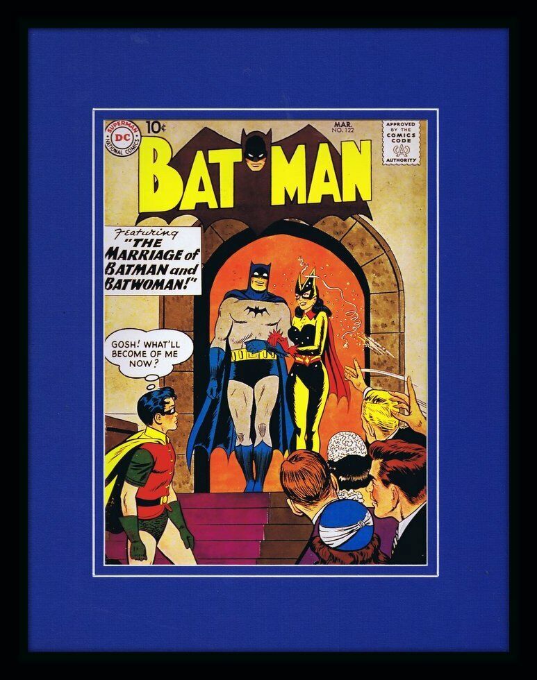 Batman #122 Framed 11x14 Repro Cover Display DC Batwoman Marriage