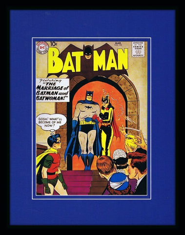 Batman #122 Framed 11x14 Repro Cover Display DC Batwoman Marriage