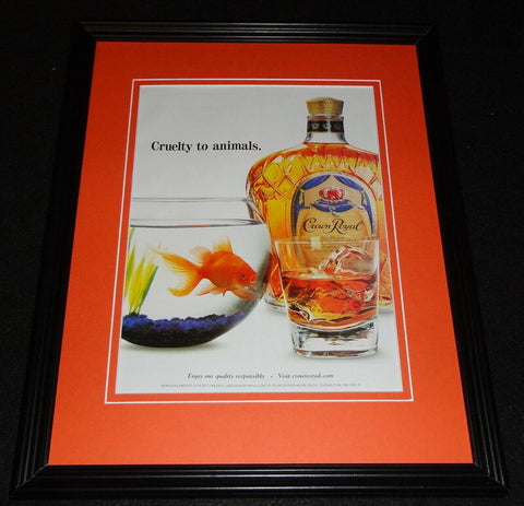 2001 Crown Royal Whisky Framed 11x14 ORIGINAL Advertisement