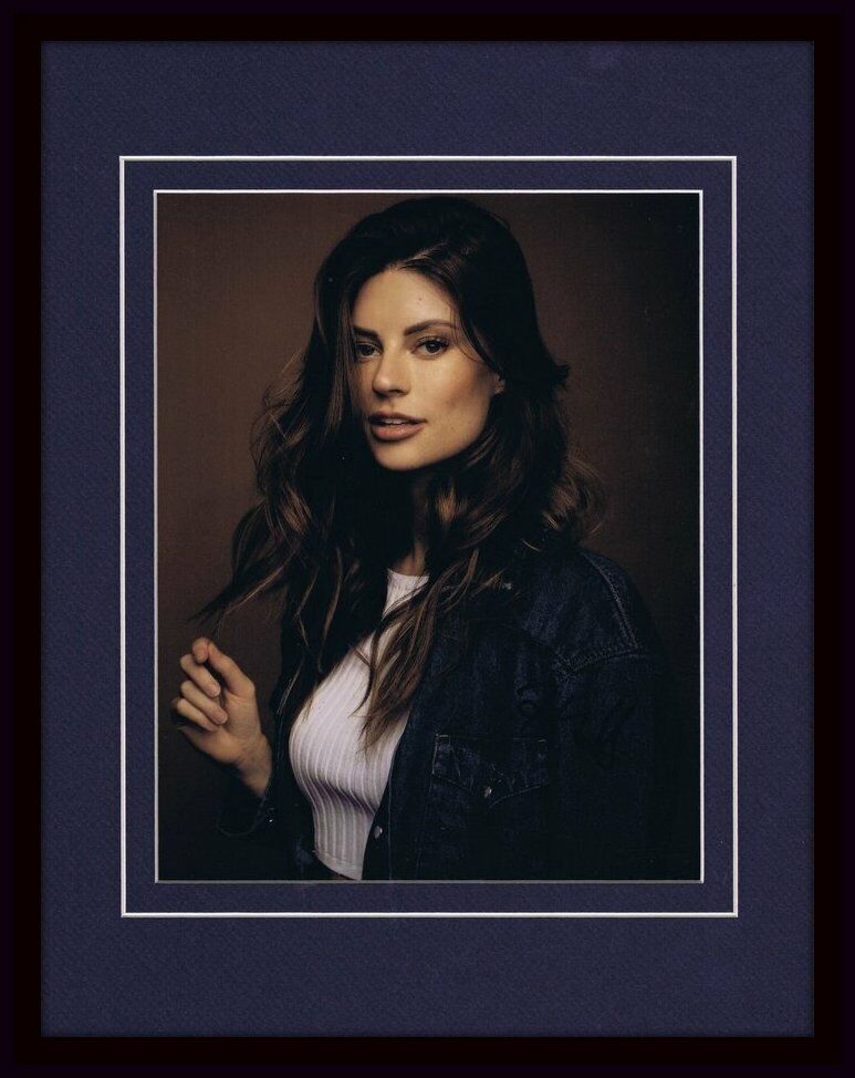 Hannah Stocking Signed Framed 11x14 Photo Display AW 