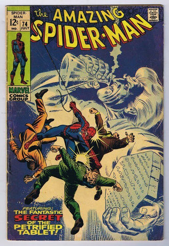 Amazing Spiderman #74 ORIGINAL Vintage 1969 Marvel Comics Silvermane 