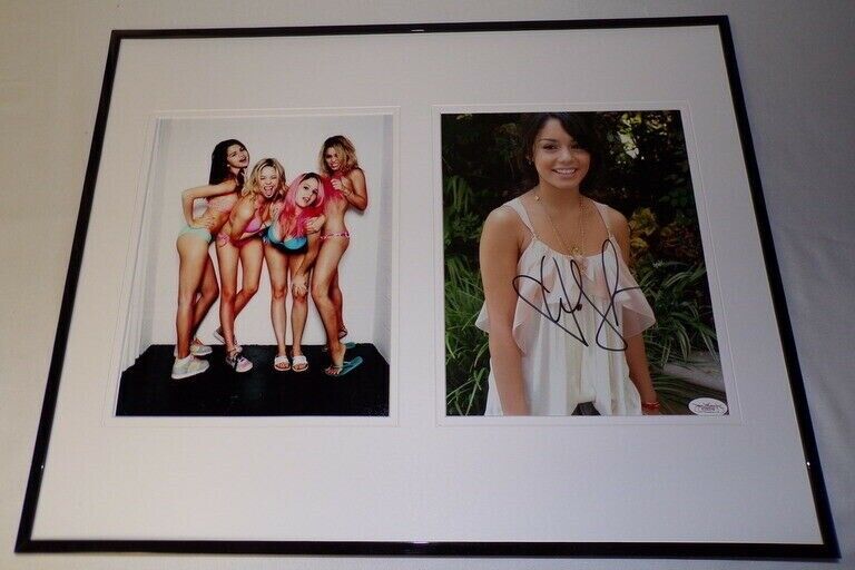 Vanessa Hudgens Signed Framed 16x20 Photo Display JSA Spring Breakers